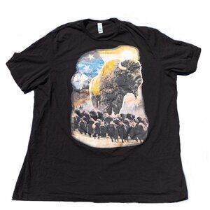 American Buffalo American Flag Nature Tee on Lane Seven Tag Size 3XL